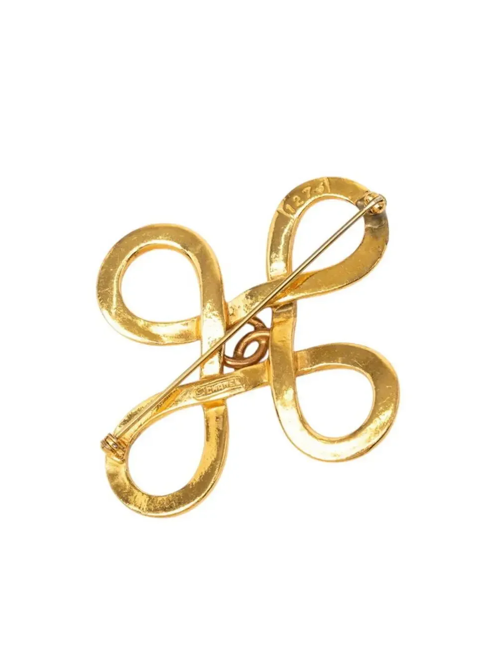 Chanel Cc Logo Brooch Metal #357698C63B